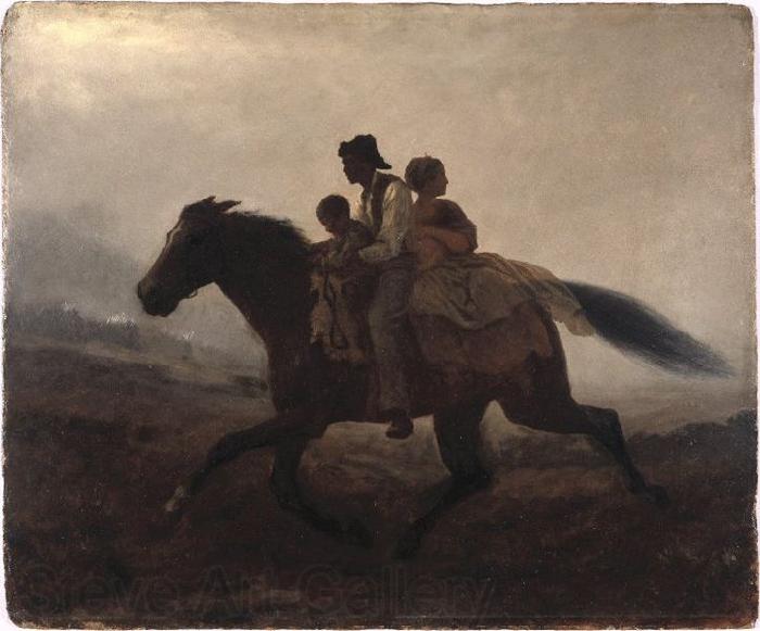 Eastman Johnson Fugitive Slaves Norge oil painting art